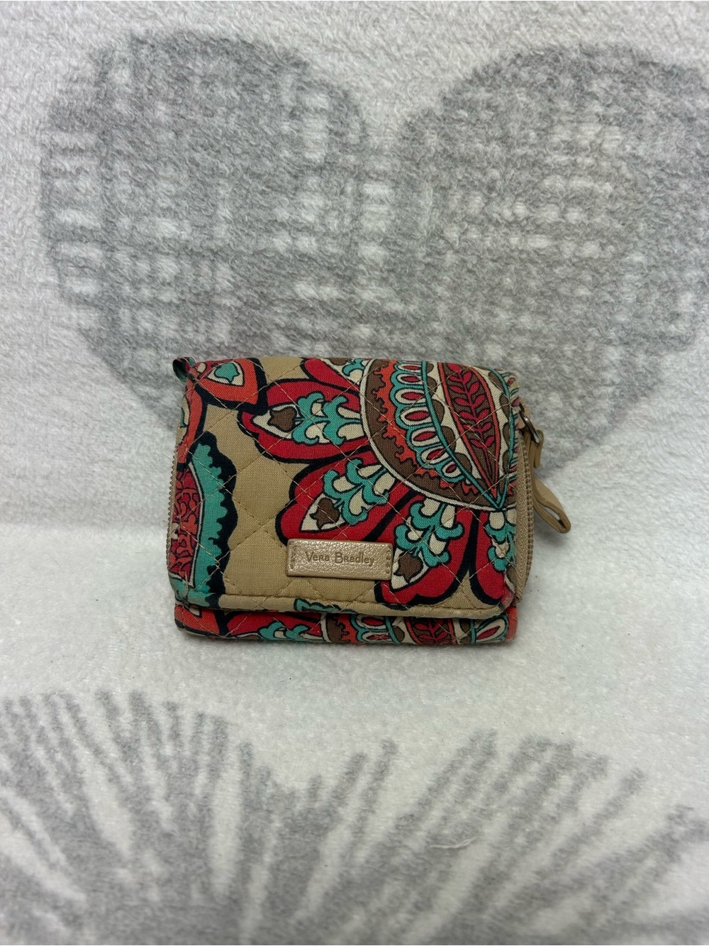 Vera Bradley Trifold Desert Floral Wallet